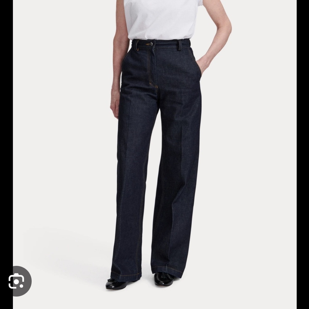 Rachel Comey Dark Blue Wide Leg Jeans